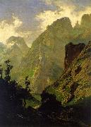 Carlos de Haes The Peaks of Europe,  The Mancorbo Canal china oil painting reproduction